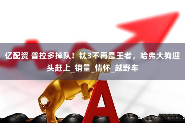 亿配资 普拉多掉队！钛3不再是王者，哈弗大狗迎头赶上_销量_情怀_越野车